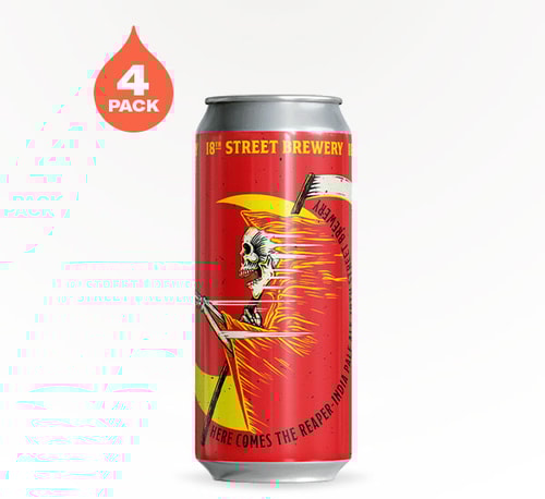 18th Street Brewery Here Comes The Reaper IPA 4 Pack (16oz)