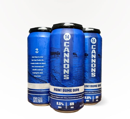14 Cannons Brewery Point Dume Double IPA 4 Pack 16oz