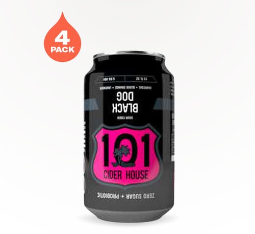 101 Cider House Black Dog Hard Cider 4 Cans (12oz)