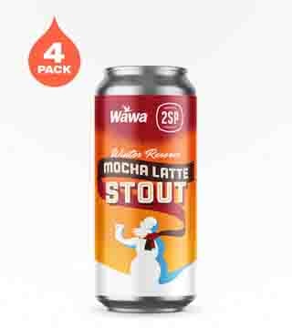 2SP Brewing Company Wawa Winter Reserve Mocha Latte Stout 4 Cans 16 oz
