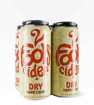 2 Fools Cider Dry 4 Cans 16 oz