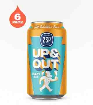 2SP Brewing Company Up and Out Hazy IPA 6 Cans 12oz