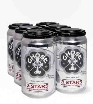 3 Stars Brewing Ghost White IPA 6 Cans (12oz)