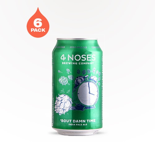 4 Noses Brewing Bout Damn Time IPA 6 Cans 12oz