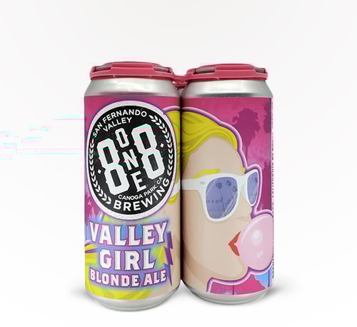 8one8 Brewing Valley Girl Blueberry Blonde Ale 4 Pack (16oz)