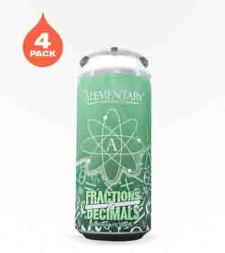 Alementary Brewing Fractions and Decimals Imperial Pilsner 4 Cans 16 oz