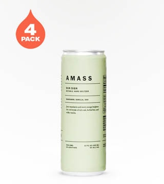 Amass Hard Seltzer Sun Sign 4 Cans 12oz
