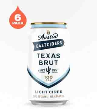 Austin Eastciders Texas Brut Light Cider 6 Cans (12oz)