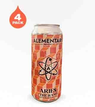 Alementary Brewing Aries Hazy Double IPA 4 Cans 16 oz