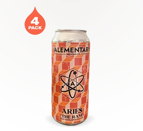 Alementary Brewing Aries Hazy Double IPA 4 Pack 16oz