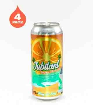 Attitude Brewing Jubilant Tangerine Blonde Ale 4 Cans 16 oz