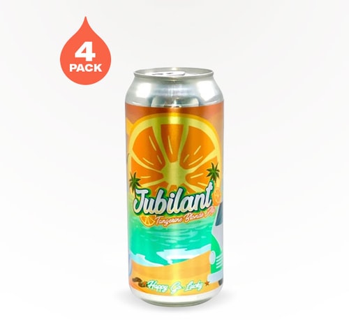 Attitude Brewing Jubilant Tangerine Blonde Ale 4 Pack (16oz)