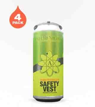 Alementary Brewing High-Visibility Safety Vest Saison Style Ale 4 Cans 16 oz
