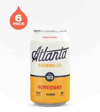 Atlanta Brewing Homestand Pilsner 6 Cans (12oz)