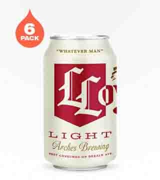 Arches Brewing Lloyd's Light Beer 6 Cans (12oz)