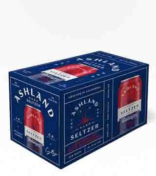 Ashland Hard Seltzer Cherry Lime Blue Raspberry Bellinger 6 Cans (12oz)