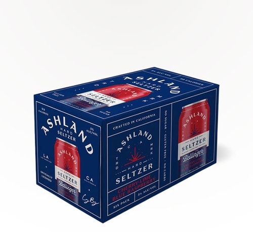 Ashland Hard Seltzer Cherry Lime Blue Raspberry Bellinger 6 Cans (12oz)