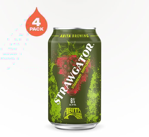 Abita Brewing Strawgator Strawberry Doppelbock 4 Cans (12oz)