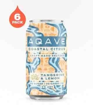 Aqave Craft Hard Seltzer Coastal Citrus 6 Cans (12oz)
