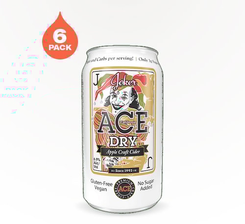 Ace Cider Joker Dry Apple 6 Cans (12oz)