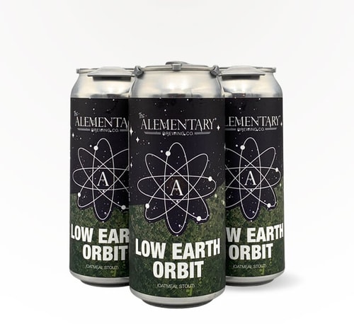 Alementary Brewing Low Earth Orbit Oatmeal Stout 4 Pack 16oz