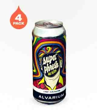 Alvarium Beer supa' phresh IPA 4 Cans 16 oz