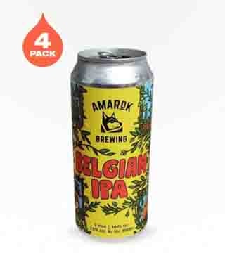 Amarok Brewing Belgian IPA 4 Cans 16 oz