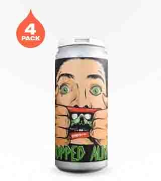 Beer Zombies Brewing Hopped Alive Double IPA 4 Cans 16 oz