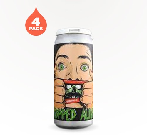 Beer Zombies Brewing Hopped Alive Double IPA 4 Pack 16oz