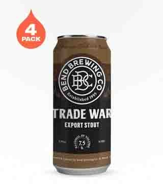 Bend Brewing Trade War Stout 4 Cans 16 oz