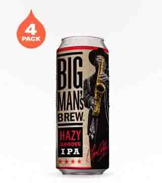 Big Man's Brew Hazy Groove IPA 4 Cans 16 oz