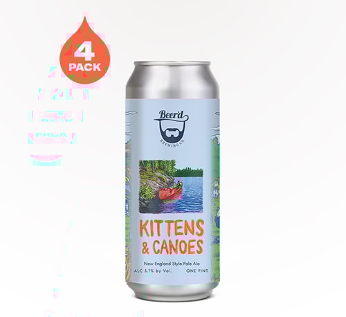 Beer'd Brewing Kittens and Canoes IPA 4 Pack (16oz)