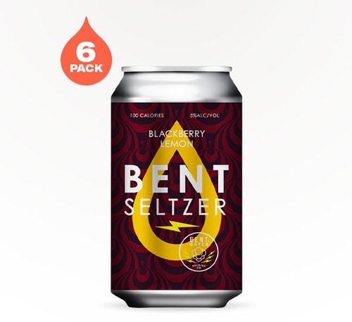 Bent Water Brewing Seltzer Blackberry Lemon 6 Cans (12oz)