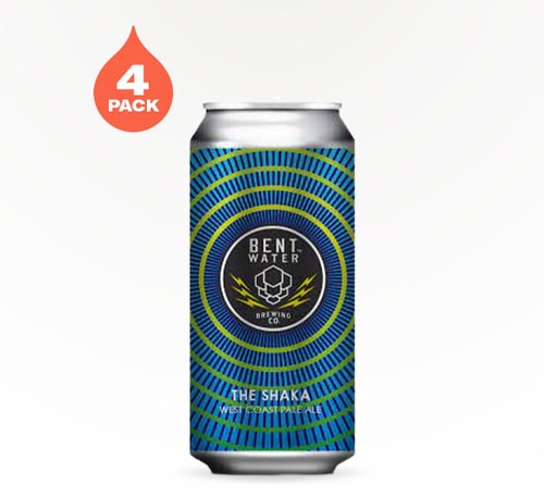 Bent Water Brewing The Shaka West Coast Style Pale Ale 4 Pack 16oz