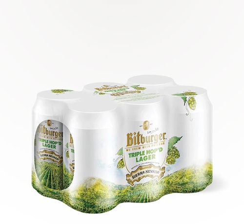 Bitburger x Sierra Nevada Brewing Triple Hop'd Lager 6 Cans (12oz)