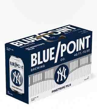 Blue Point Brewing Pinstripe Pilsner 12 Cans 12 oz