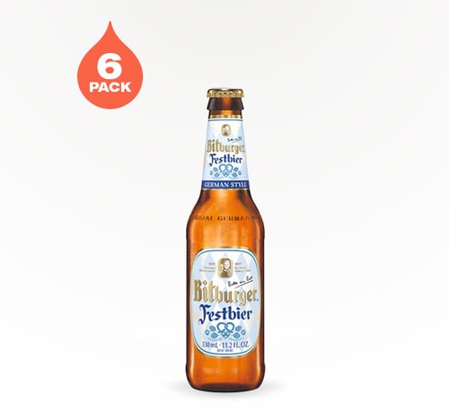 Bitburger Festbier German Lager 6 Bottles (11.2oz)