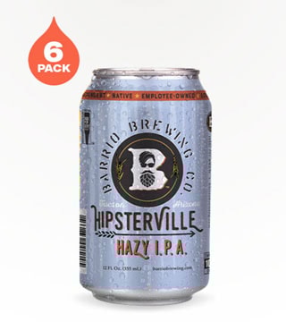 Barrio Brewing Hipsterville Hazy IPA 6 Cans (12oz)