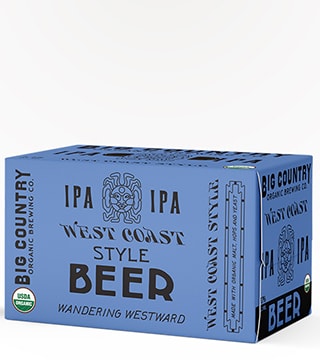 Big Country Brewing Organic Traditional IPA 6 cans 12 oz