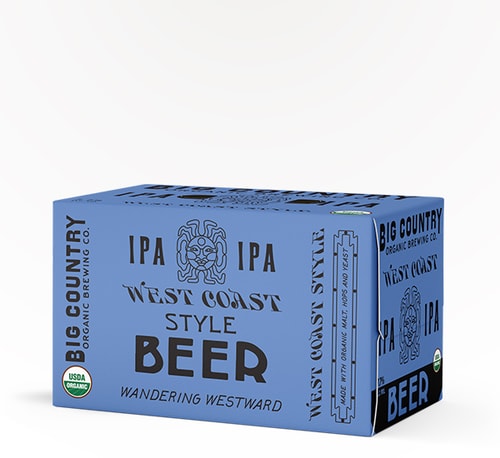 Big Country Brewing Organic Traditional IPA 6 Cans (12oz)