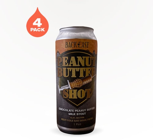 Back East Brewing Peanut Butter Shot Stout 4 Pack (16oz)