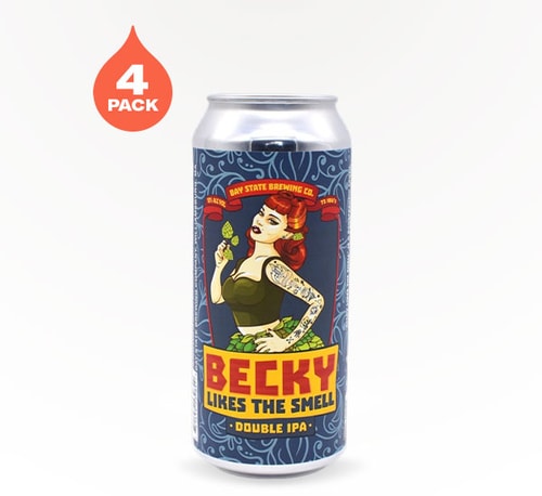 Bay State Brewing Becky Likes The Smell Double IPA 4 Pack (16oz)