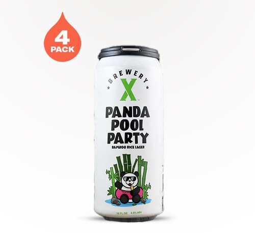 Brewery X Panda Pool Party Rice Lager 6 Cans (16oz)