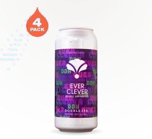 Bearded Iris Brewing Ever Clever Double Dry Hopped IPA 4 Pack (16oz)
