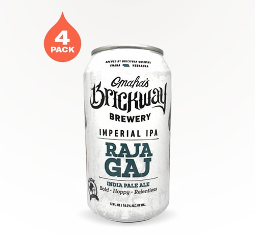 Brickway Brewery and Distillery Raja Gaj IPA 4 Cans (12oz)