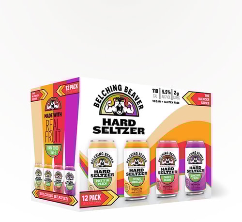 Belching Beaver Brewery Blender Series Hard Seltzer Variety Pack 12 Cans 12oz