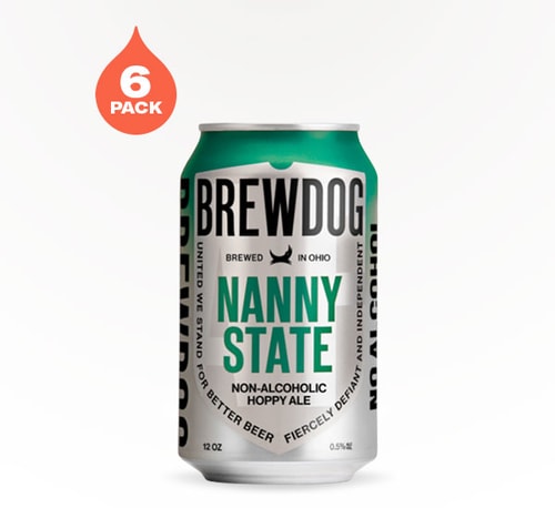 BrewDog Non-Alcoholic Nanny State Hoppy Ale 6 Cans (12oz)