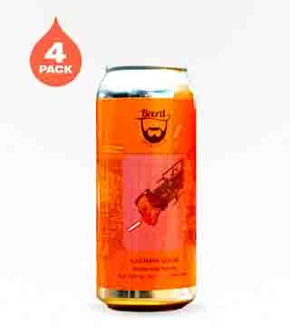 Beer'd Brewing Too Many Cooks Double IPA 4 Cans 16 oz