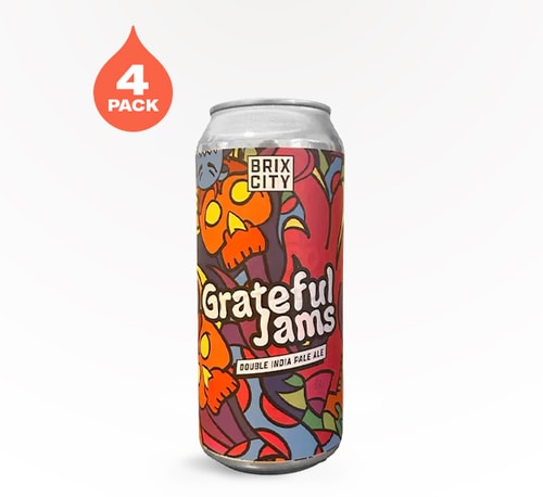 Brix City Brewing Grateful Jams Double IPA 4 Pack 16oz
