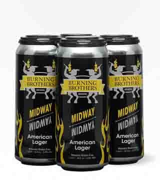 Burning Brothers Brewing Midway Lager 4 Cans 16 oz